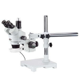 Mikroskop Trinocular von AmScope mit LED Ringlicht