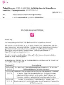 Email Telekom Sicherheitsteam