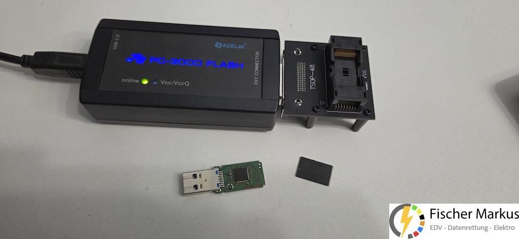 Grenzen Flash Datenrettung, beschädigter Controller und Flash Chip