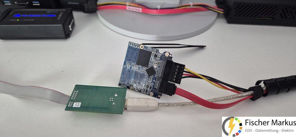 Silicon Power SP55 im Safe Mode an PC-3000 UDMA mit SSD Add-On