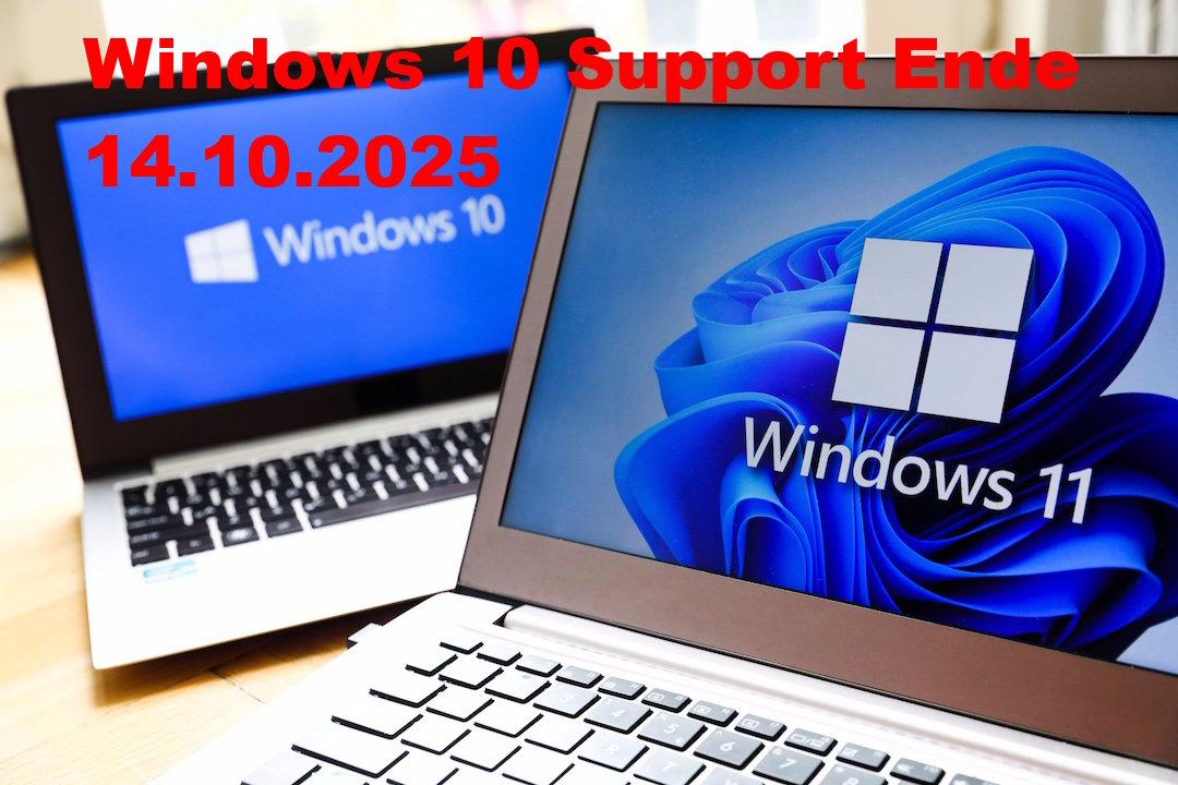 Windows 10 Support Ende am 14.10.2025