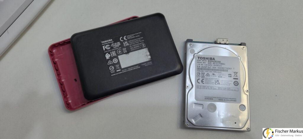 Datenrettung Toshiba HDD - Head Swap (1)