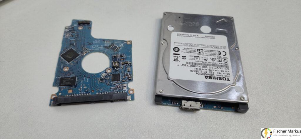 Datenrettung Toshiba HDD - Head Swap (2)