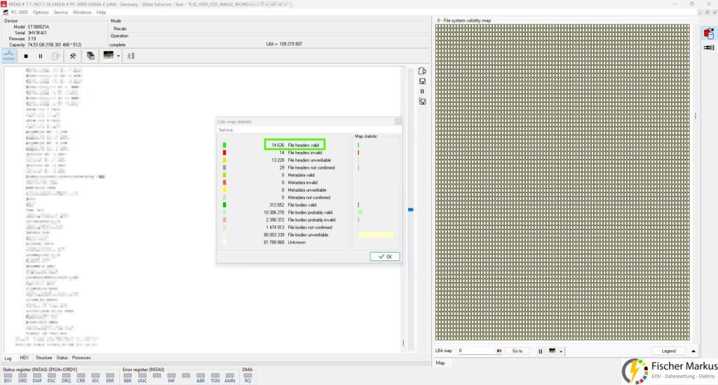 File Validation Data Extractor Datenrettung HDD Seagate Barracuda IV (5)