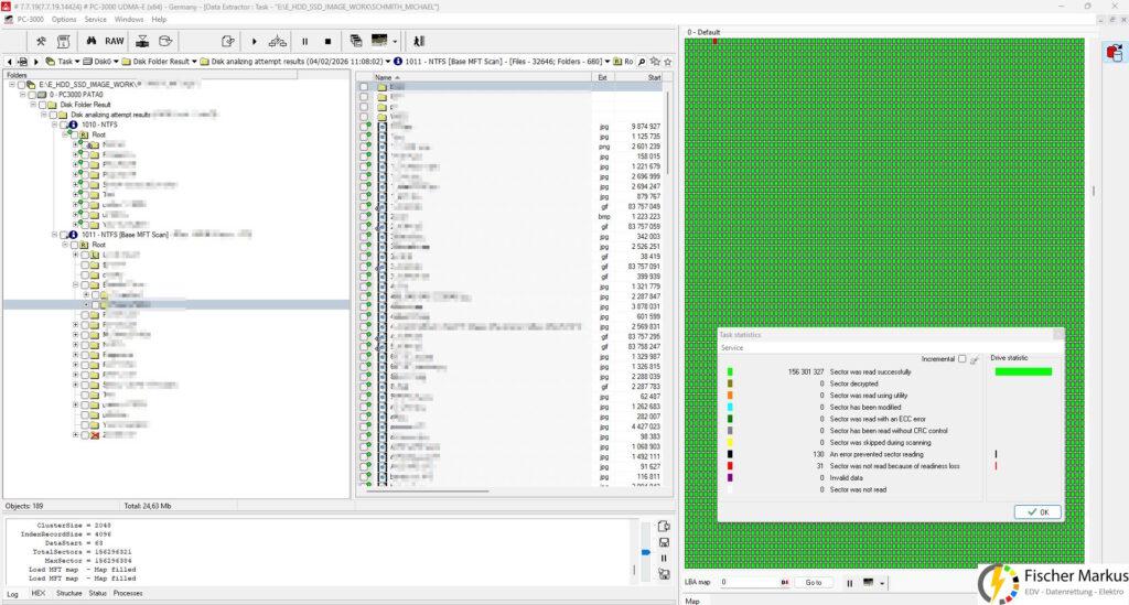 Datenrettung HDD Seagate Barracuda IV (7) Data Extractor