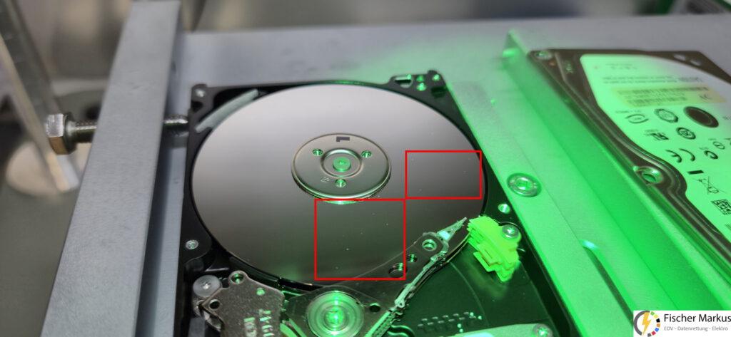 Datenrettung HDD Seagate ST9320320AS 320Gb (4) Partikel auf Platter