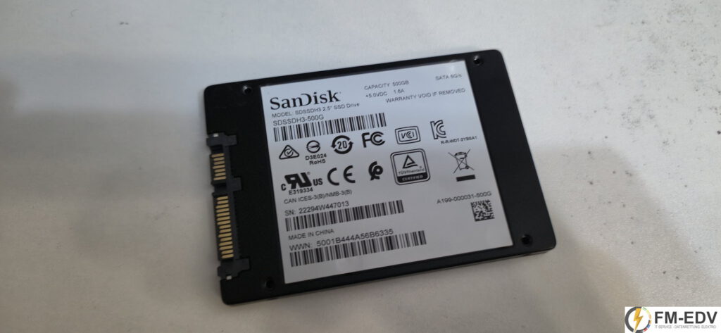 Datenrettung SanDisk Ultra 3D SSD (2)