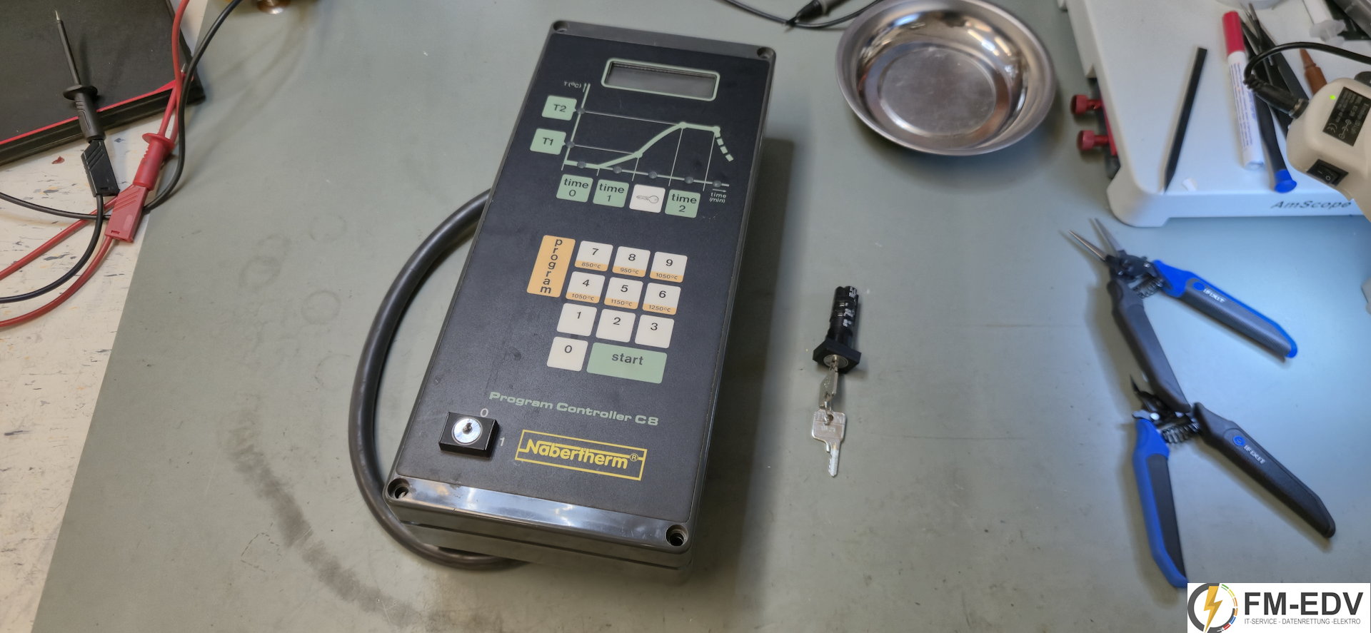 Reparatur Steuerung Tonofen (1)